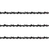 3x Chainsaw Chain Semi Chisel 3/8 058 67DL for 18" Bar Saw Chains
