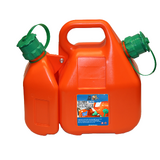 Fuel and Bar Oil Combination Bottle Can 6 Litre / 2.5 Litre Suits Chainsaw 4WD Bike